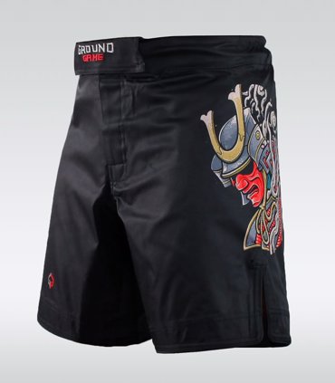 GROUNDGAME BUSHIDO 3 MMA FIGHTSHORTS - BLACK